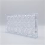 POLYCARBONATE MOLD TRUFFLE 27.5X13.5X2.4CM