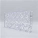 POLYCARBONATE MOLD BUNCH OF GRAPES 27.5X13.5X2.4CM