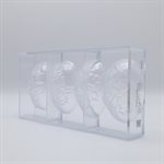 POLYCARBONATE MOLD EGG 94MM 27.5X13.5X4CM