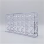 POLYCARBONATE MOLD SMALL BELL 27.5X13.5X3CM