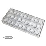 POLYCARBONATE MOLD EGG 27.5X13.5X2.4CM