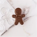 POLYCARBONATE CHOCOLATE MOULD TABLET GINGERBREAD MAN CW12196