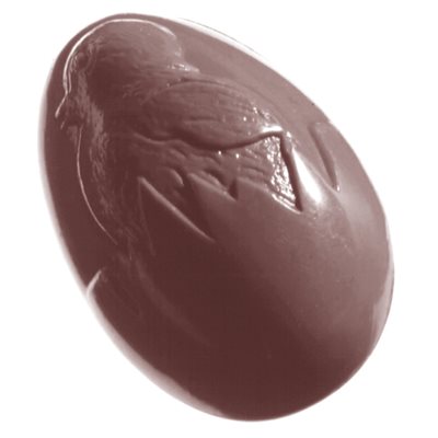 POLYCARBONATE MOLD EGG CHICKEN 27.5X13.5X2.4CM