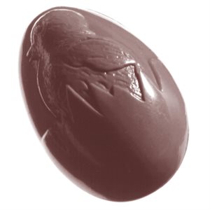 POLYCARBONATE MOLD EGG CHICKEN 27.5X13.5X2.4CM