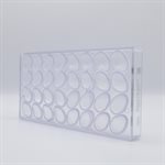 POL.MLD EGG STRIPED 33MM 27.5X13.5X2.4CM