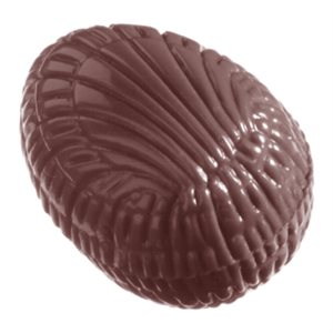 POLYCARBONATE MOLD EGG MUSSEL 33MM 27.5X13.5X2.4CM