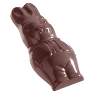 POLYCARBONATE MOLD SMILING HARE 27.5X13.5X2.4CM