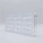 POLYCARBONATE MOLD SMILING HARE 27.5X13.5X2.4CM