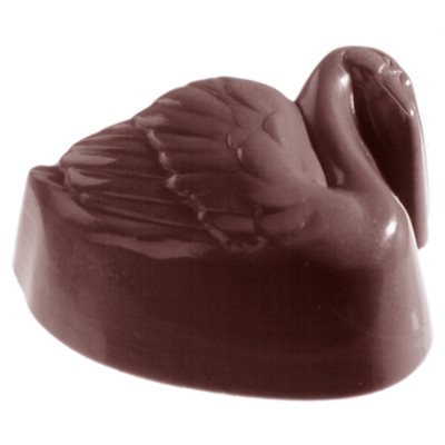 POLYCARBONATE MOLD SWAN 27.5X13.5X2.4CM