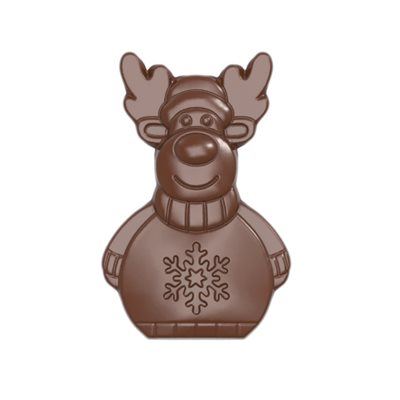 POLYCARBONATE CHOCOLATE BAR MOULD RUDOLF CW12192