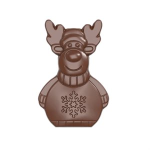 POLYCARBONATE CHOCOLATE BAR MOULD RUDOLF CW12192