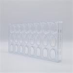 POLYCARBONATE MOLD BEAN 27.5X13.5X2.4CM