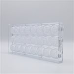POLYCARBONATE MOLD FLOWER 27.5X13.5X2.6CM