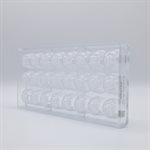 POLYCARBONATE MOLD FLOWER 27.5X13.5X2.6CM