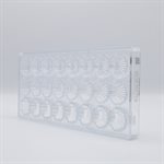 POLYCARBONATE MOLD SHELL HIGH 27.5X13.5X2.4CM