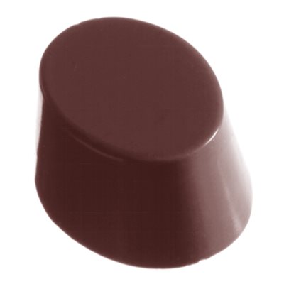 POLYCARBONATE MOLD OVAL SMOOTH 27.5X13.5X2.4CM