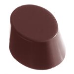 POLYCARBONATE MOLD OVAL SMOOTH 27.5X13.5X2.4CM