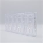 POLYCARBONATE MOLD ST NICHOLAS 27.5X13.5X2.4CM