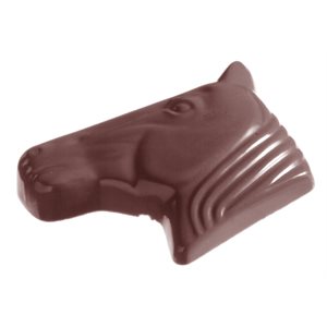POLYCARBONATE MOLD HORSE HEAD 27.5X13.5X2.4CM