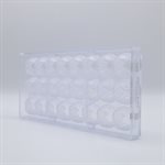 POLYCARBONATE MOLD CUVETTE ROSE 27.5X13.5X2.4CM