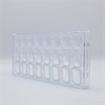 POLYCARBONATE MOLD PINEAPPLE PEAR 27.5X13.5X2.4CM