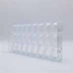 POLYCARBONATE MOLD PINEAPPLE PEAR 27.5X13.5X2.4CM