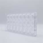 POLYCARBONATE MOLD COCOA BEAN 27.5X13.5X2.4CM
