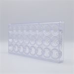 POLYCARBONATE MOLD CHERRY TWISTED 27.5X13.5X2.8CM