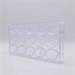 POLYCARBONATE MOLD LEAF 27.5X13.5X2.4CM