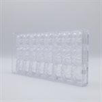 POLYCARBONATE MOLD PINCHED MODEL 27.5X13.5X2.4CM