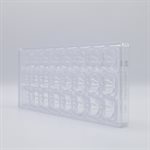 POLYCARBONATE MOLD PINCHED MODEL 27.5X13.5X2.4CM
