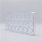 POLYCARBONATE MOLD SAILING BOAT 27.5X13.5X2.4CM