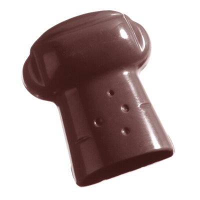 POLYCARBONATE MOLD CHAMPAGNE CORK 27.5X13.5X2.4CM