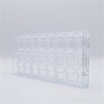 POLYCARBONATE MOLD CHAMPAGNE CORK 27.5X13.5X2.4CM