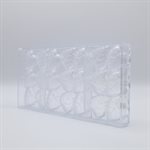 POLYCARBONATE MOLD LEAFHEART 27.5X13.5X2.4CM