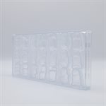 POLYCARBONATE MOLD 7 FIGURES 7 FIG 27.5X13.5X2.4CM