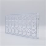 POLYCARBONATE MOLD SNAIL 2 FIG 27.5X13.5X2.4CM