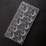 POLYCARBONATE CHOCOLATE MOULD JAPANESE KOI - JULIUS PERSOONE CW12186