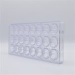 POLYCARBONATE MOLD CLOVER 27.5X13.5X2.4CM