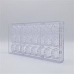 POLYCARBONATE MOLD CLOVER 27.5X13.5X2.4CM