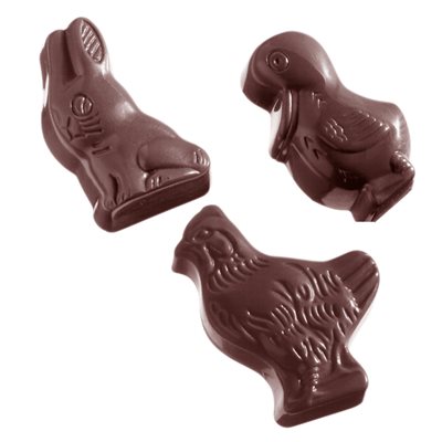 POL.MLD 7 EASTER ANIMALS 7 FIG 27.5X13.5X2.4CM