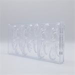 POLYCARBONATE MOLD SHRIMPS 27.5X13.5X2.4CM