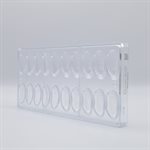 POLYCARBONATE MOLD MUSSEL 27.5X13.5X2.4CM