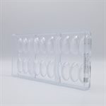 POLYCARBONATE MOLD MUSSEL 27.5X13.5X2.4CM