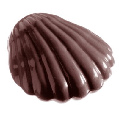 POLYCARBONATE MOLD OYSTER 27.5X13.5X2.4CM