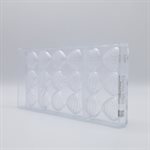 POLYCARBONATE MOLD OYSTER 27.5X13.5X2.4CM