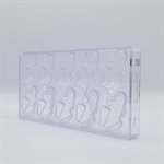 POLYCARBONATE MOLD FROG 27.5X13.5X2.4CM