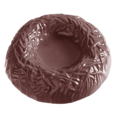 POLYCARBONATE MOLD BIRDSNEST LARGE 27.5X13.5X2.4CM
