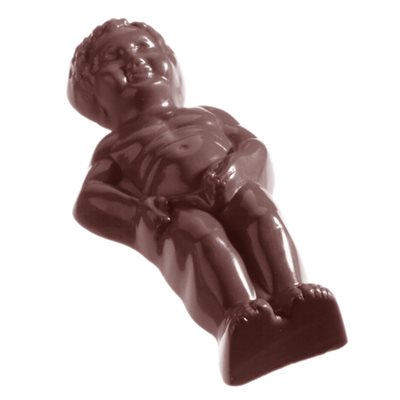 POLYCARBONATE MOLD MANNEKE PIS 27.5X13.5X2.4CM