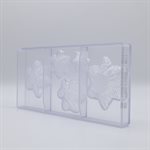 POLYCARBONATE MOLD CHRISTMAS TREE 27.5X13.5X2.4CM